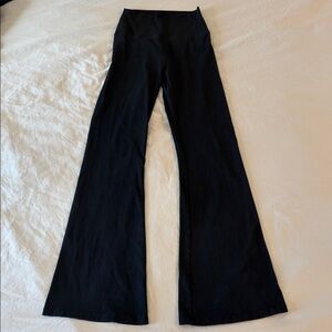 Offline by Aerie OG High Rise Flare Leggings Black Yoga Pants Athleisure Size S